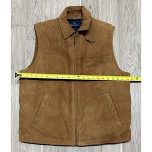 Brooks‎ Brothers Suede Leather Down Filled Vest Men's Size Medium